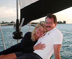 U.S. Coast Guard Master Captain Tim and First Mate Jan have been sailing together for four decades 